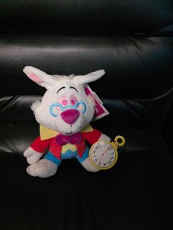 Disney White Rabbit Plush Toy with Tag