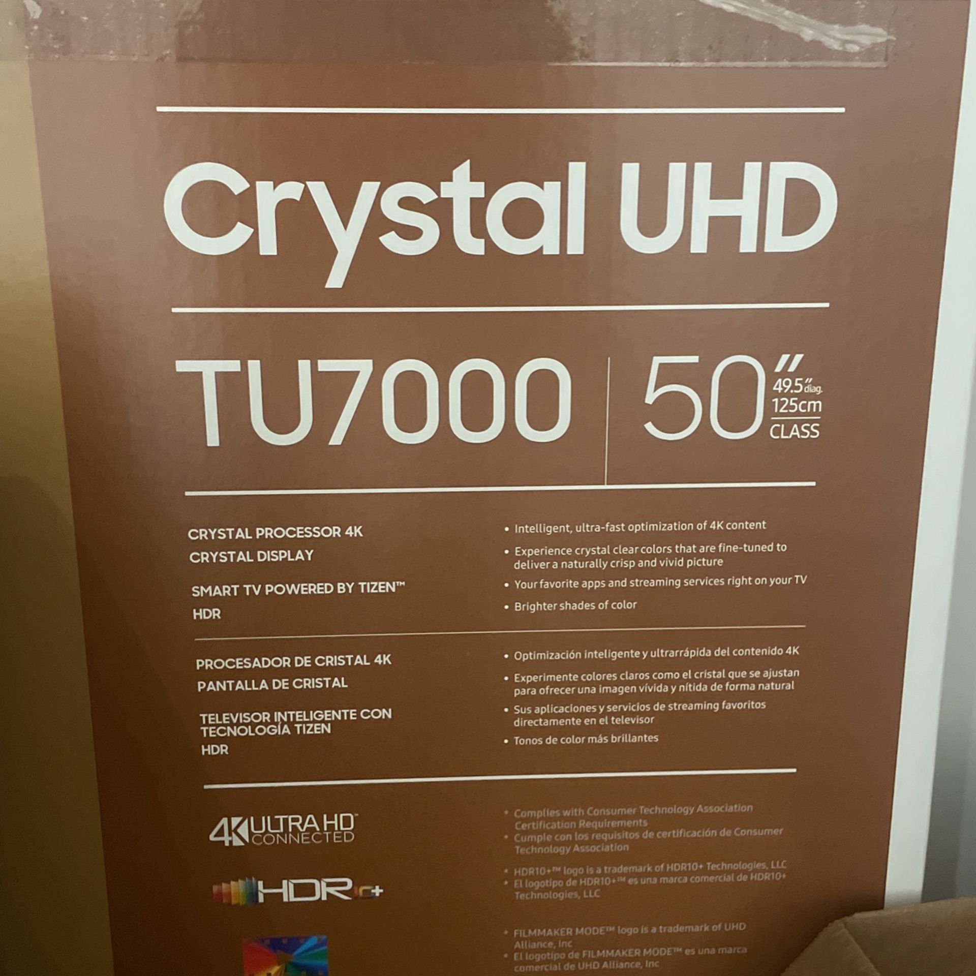 Samsung crystal TU7000 smart TV