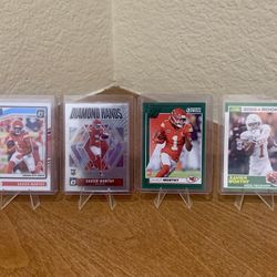 4 Xavier Worthy Rookie Sports Cards