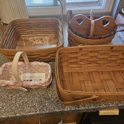 Longaberger Basket Bundle 