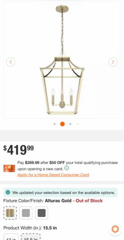 Lantern chandelier