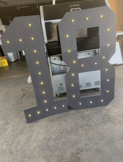 Number 18 Black Foam Number