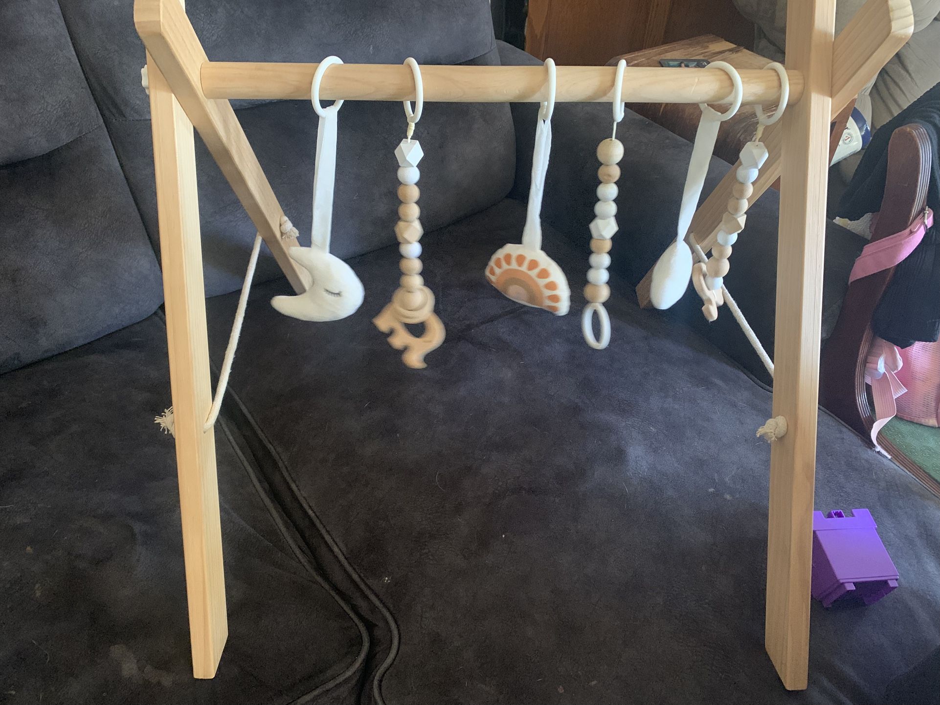 Baby Wooden Gym Set