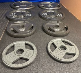 BRAND NEW Olympic  Weights Plates Set: 45s, 35s, 25s & 10s . y#230