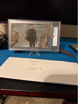 John wick signed photo cutout with coa