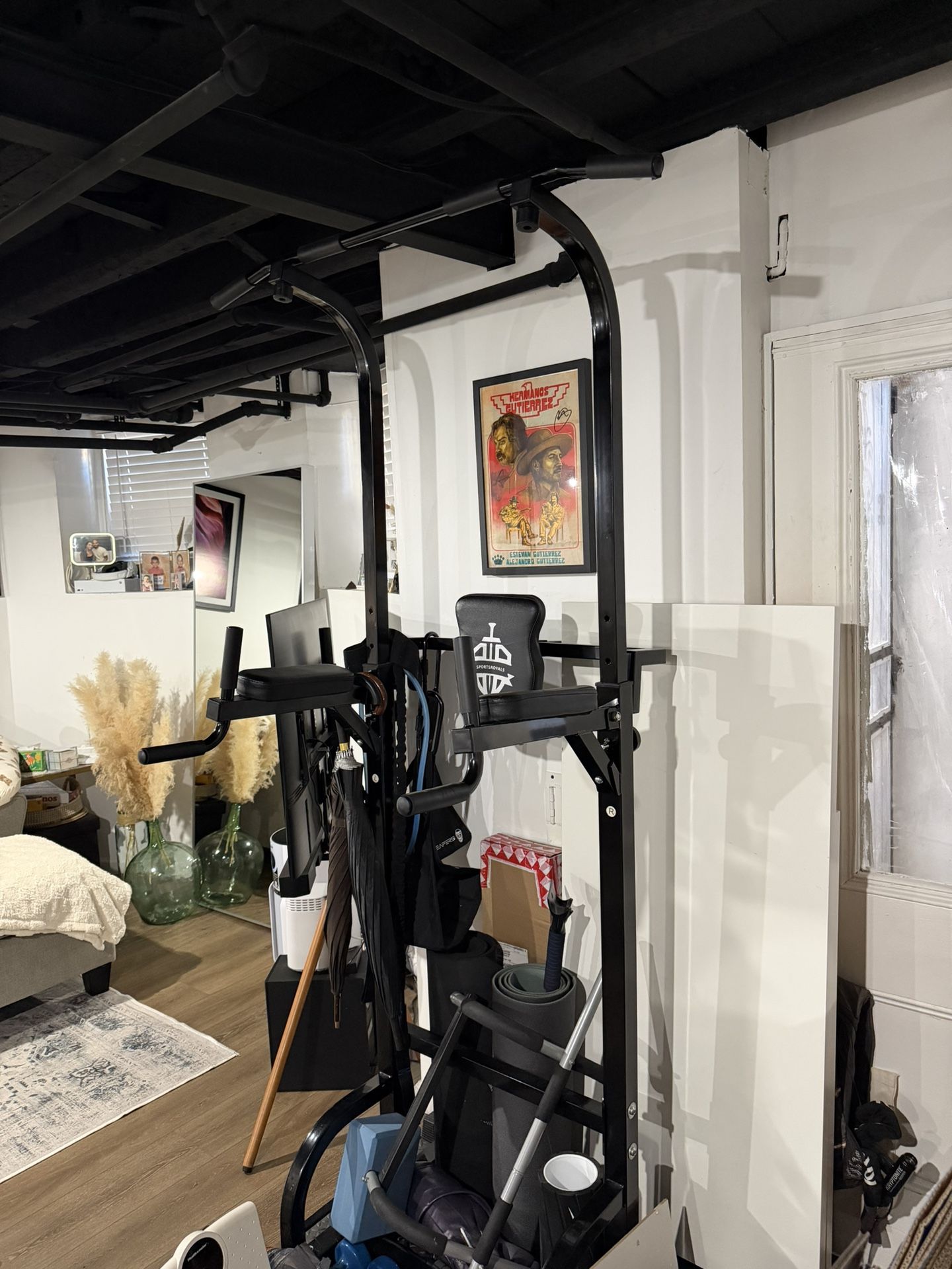 Free Black Dip And Pull Up Rack Pick Up Only