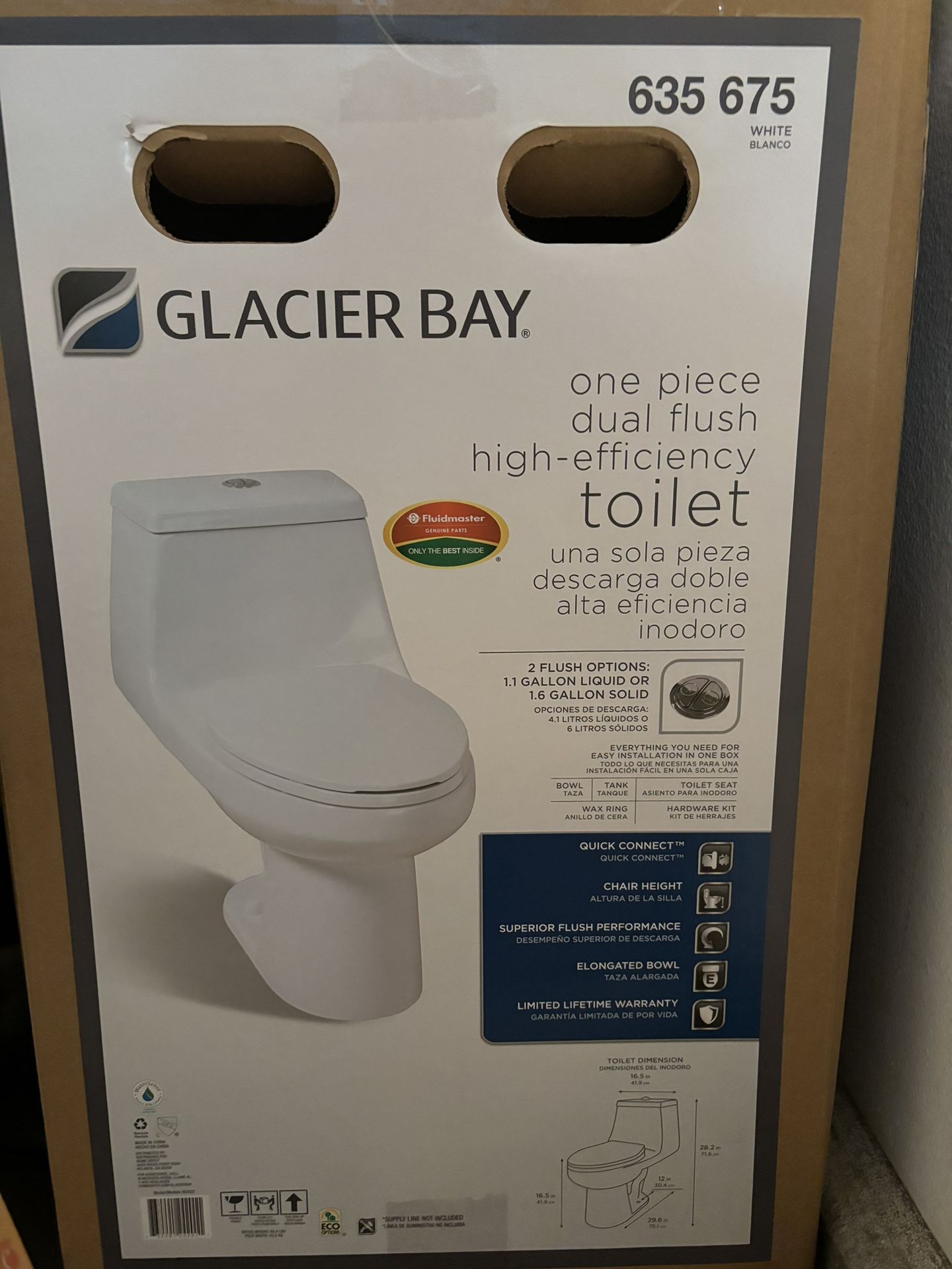BRAND NEW Glacier Bay Toilet for Sale in San Diego, CA OfferUp
