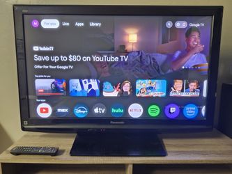 40" Panasonic TV And Chromecast