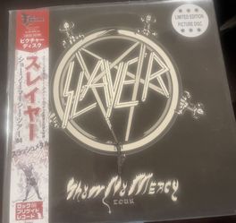 SLAYER SHOW NO MERCY LP PICTURE DISC WITH OBI NEW!!