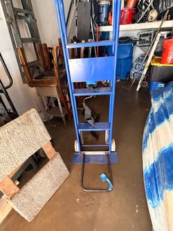 Blue Heavy-Duty Hand Truck Dolly