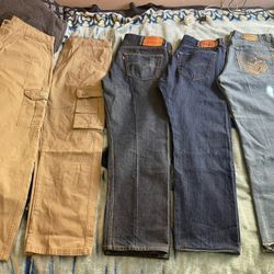 Men’s Levi 501  Jeans, Terminal A Jeans and Cargo Pants 