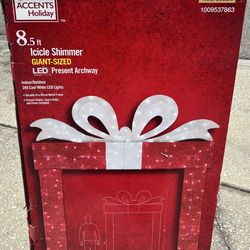8.5 Giant Christmas Gift Box arch led