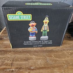 Sculpted Ceramic Salt and Pepper Set