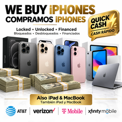 WE BUY IPHONES / COMPRO IPHONES