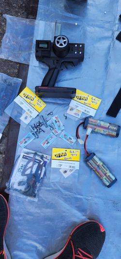 Racing Car Parts All Of Them Are New, Except The Batteries And Remote