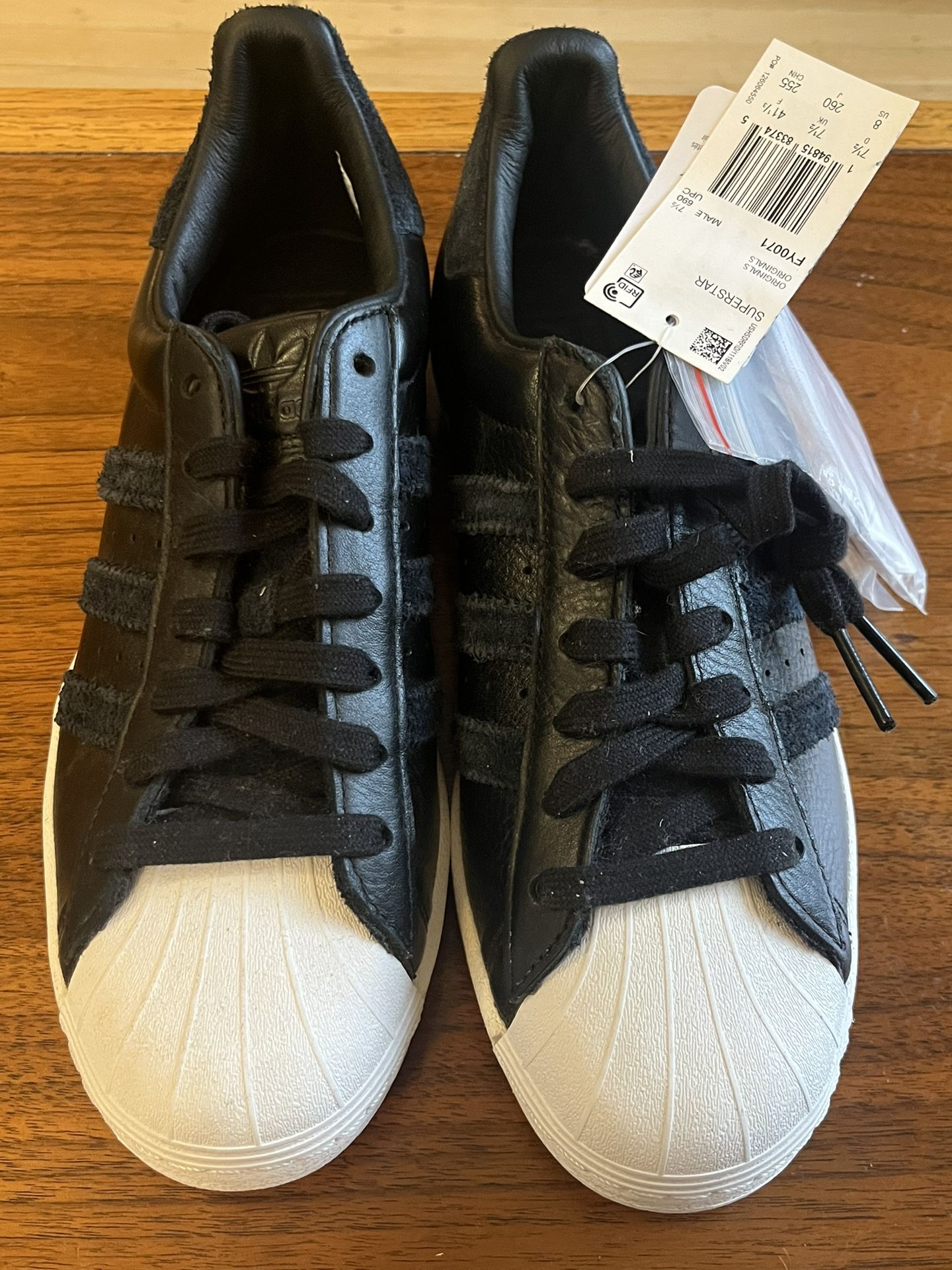 Adidas Superstar Size Tag Edition Men’s Sz8