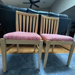 2 Kitchen Chairs Before & After 