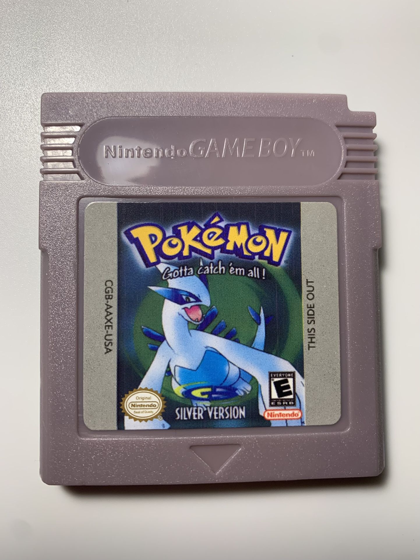 Pokemon Gameboy Game Silver Version