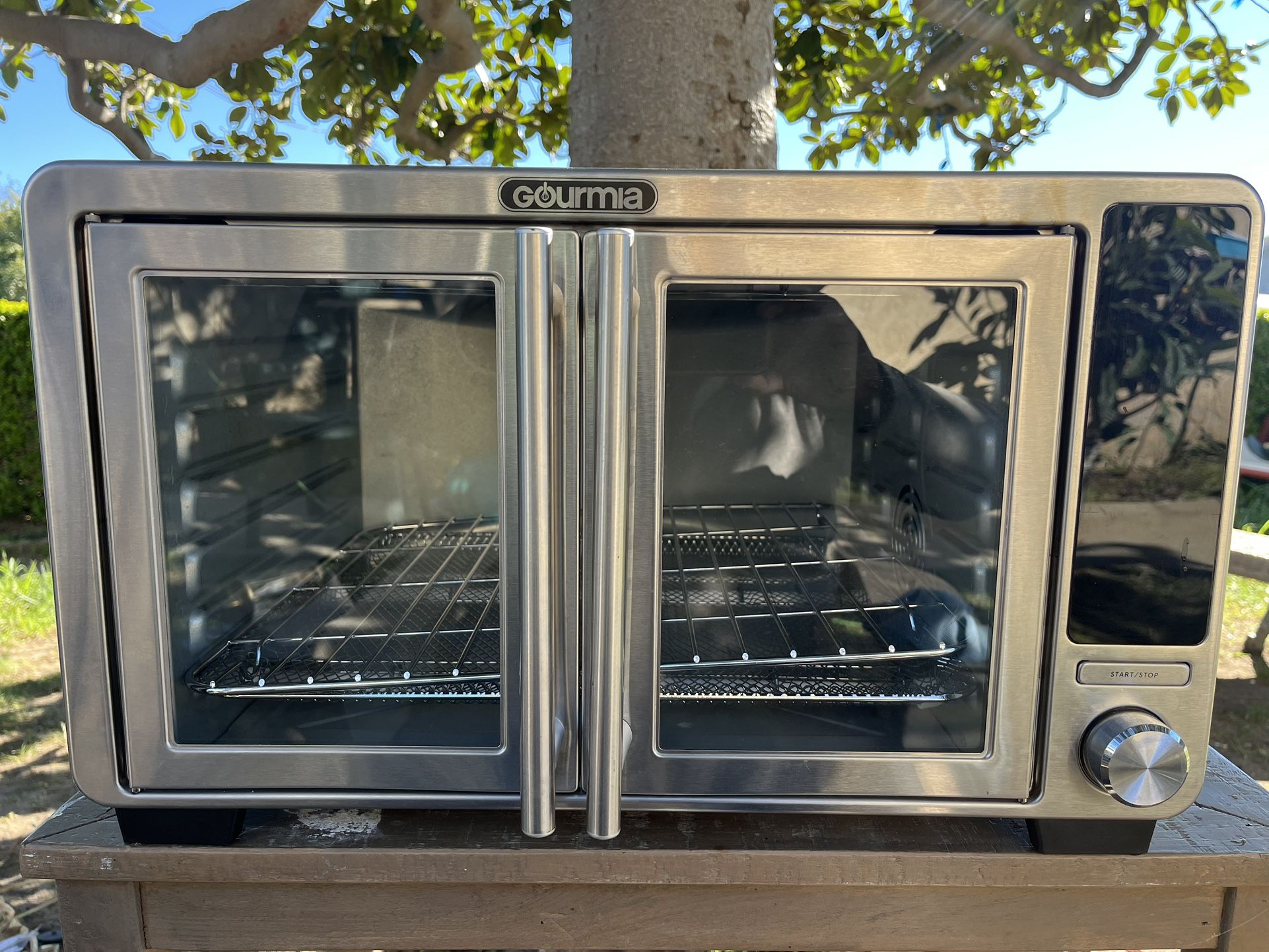 Gourmia French Door XL Digital Air Fryer Oven, Stainless Steel