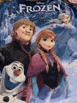Frozen throw blanket new