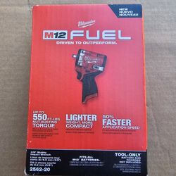 Milwaukee M12 Fuel Stubby Impact Wrench 3/8