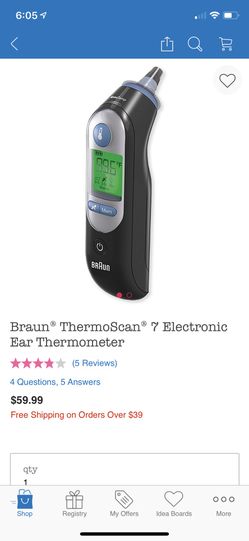 Braun Thermoscan 7 thermometer