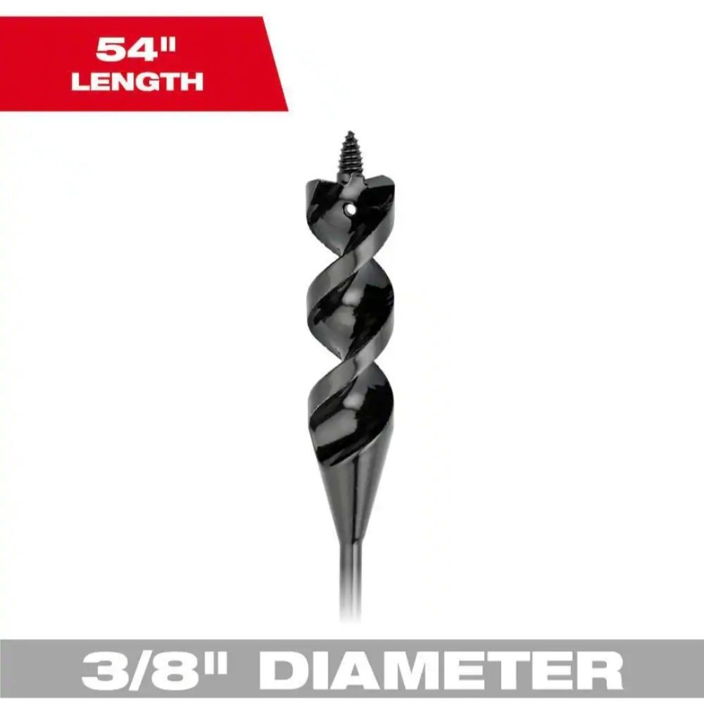Milwaukee 3/8 in. X 54 in. Cable Bit