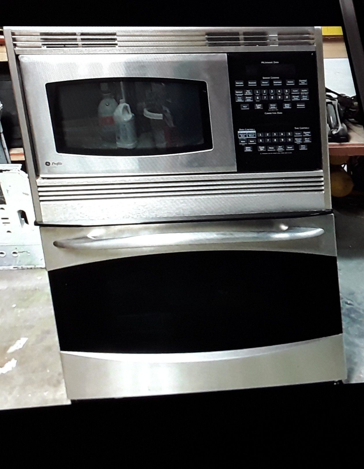 G E microwave oven..