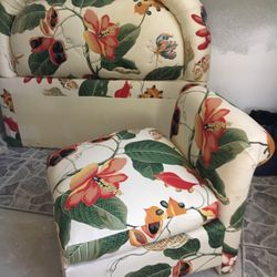 Custom-made Queen Headboard And Chair