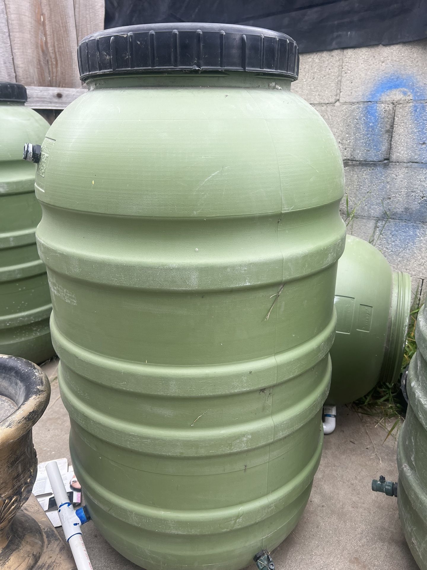 Terra Cotta Rain Barrel 55 gal.