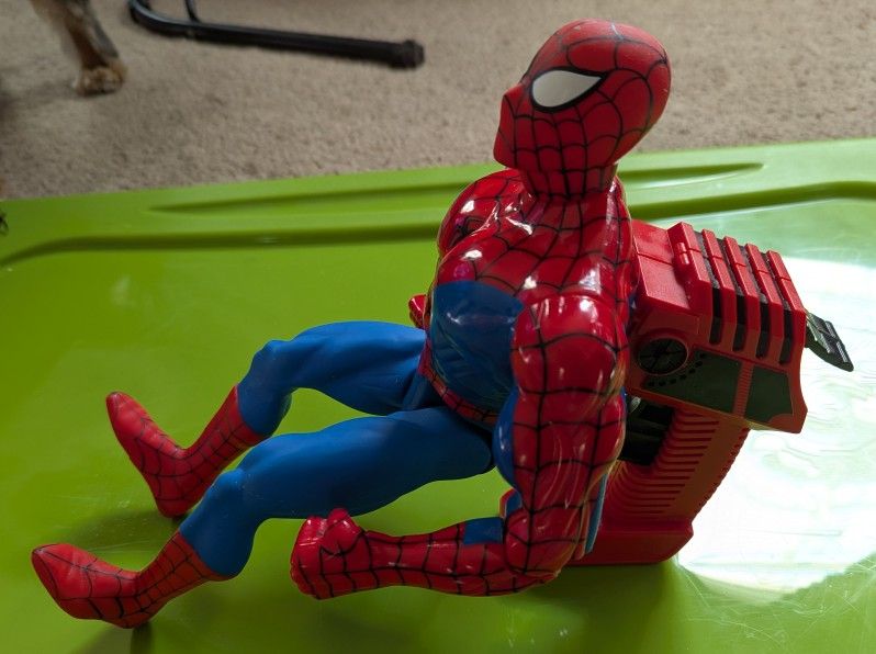Vintage Spiderman Electronic Big Time 13" (1995, Marvel Toybiz) Action Figure B2