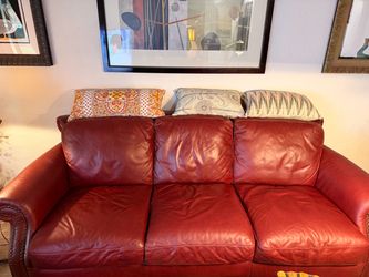 Leather couch