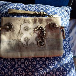 Coach Seahorse Wristlet