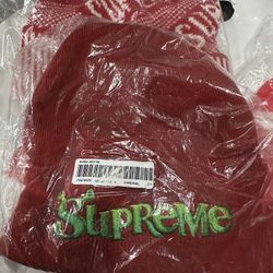 Supreme Shrek Beanie Cardinal