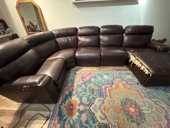 FREE Brown Reclining Sectional Sofa – All Recliners Work