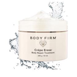 BODY FIRM Crepe Erase Body Repair Treatment, Anti-Aging Wrinkle Cream, Support Skins Natural Elastin & Collagen Production - 10oz