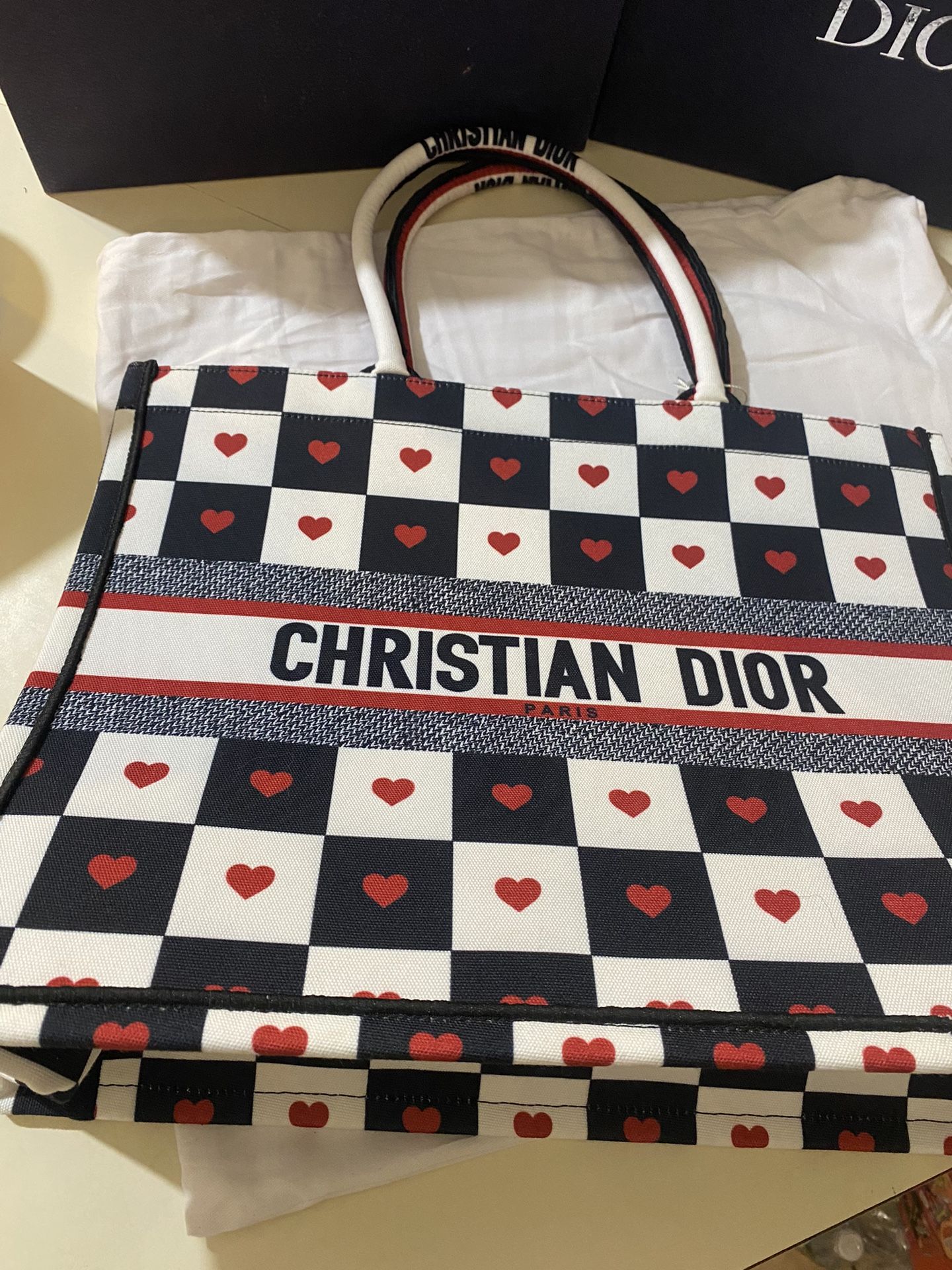 Christian Dior Dior Amour Book Tote Bag 
