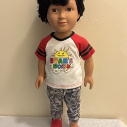Used My Life As RYAN'S WORLD 18" Doll 2015 Doll YouTuber