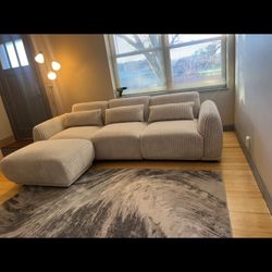 Sectional With Ottoman