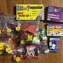 Educational Games, Manipulatives, Shapes, Bingo