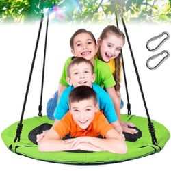 Green Saucer Swing Ropes 39 Inches Diameter 