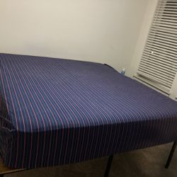 KING BED - ENTIRE MATTRESS, FRAME, BOARDS 