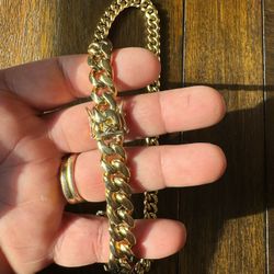 New Gold Miami Cuban Chain