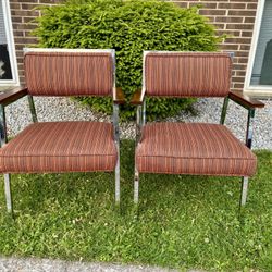 Mid-Century Steelcase Side Chair with Arm Rests RARE