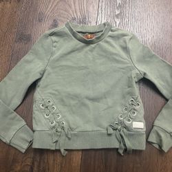 Girls Green Sweater Size 5 7 For All Mankind #15