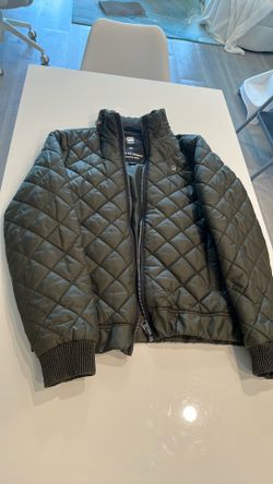 G-Star Raw Olive green puffer jacket - XS