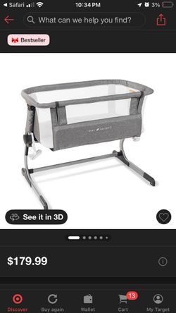 Baby Delight Bedside Co-sleeper/bassinet