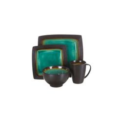 Gibson Ocean Paradise, 16 Piece stoneware dinnerware set