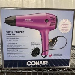 New Conair Hairdryer 