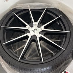 22’ Rims With Tires